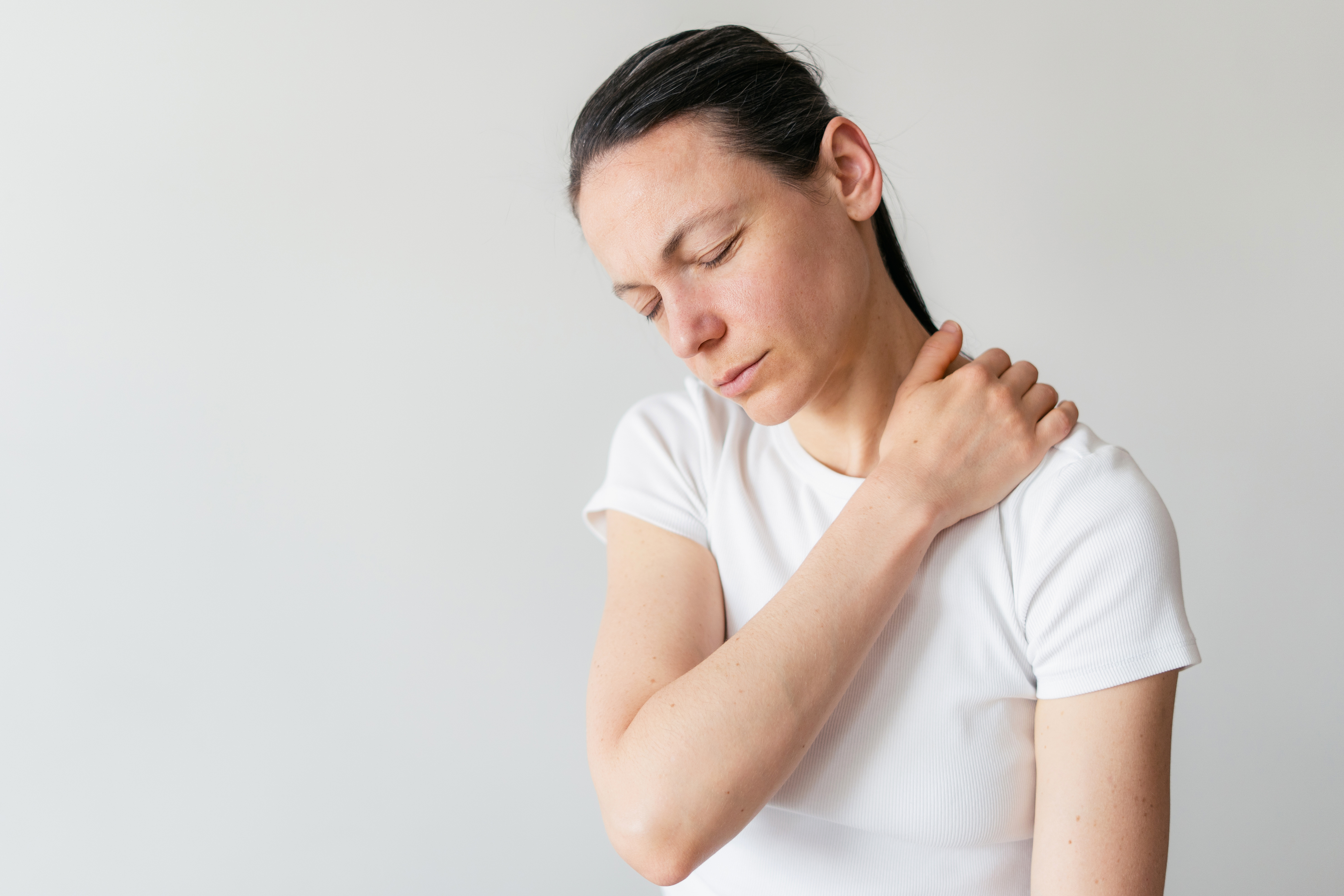 Chronic illness impacts daily life for woman feeling unwell in her apartment